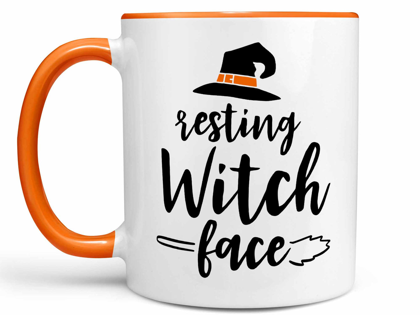 Resting Witch Face Halloween Coffee Mug