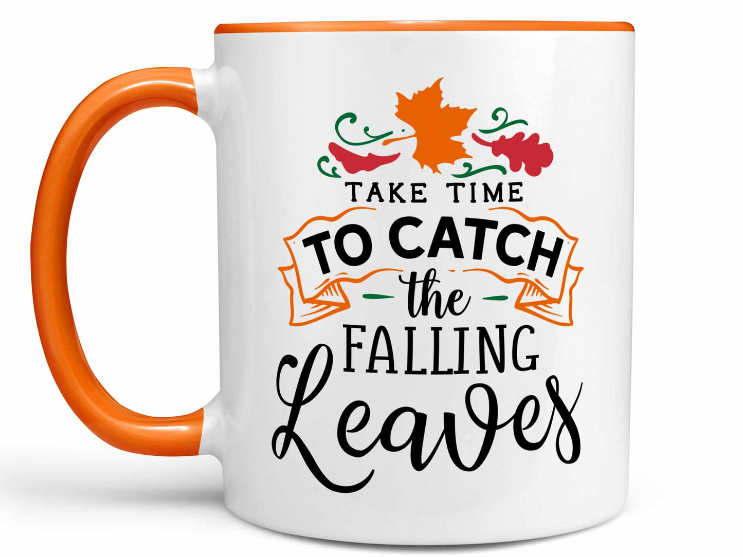 Falling Leaves Autumn Coffee Mug