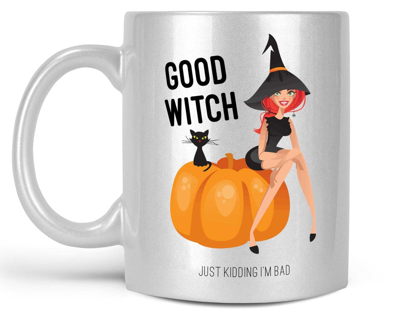 Good Witch Just Kidding Coffee Mug
