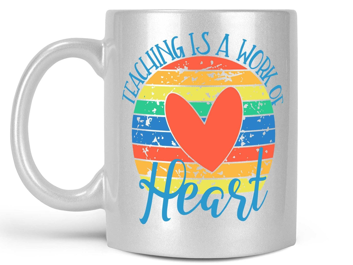 Teaching is a Work of Heart Coffee Mug