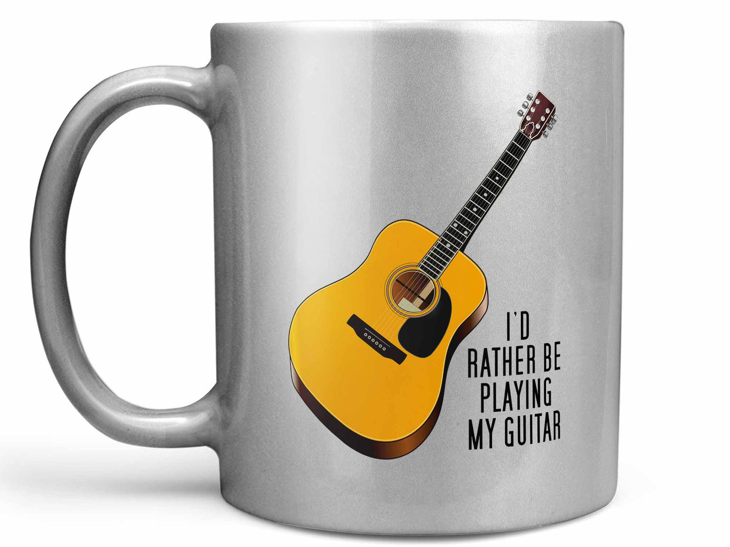 Rather Play Guitar Coffee Mug
