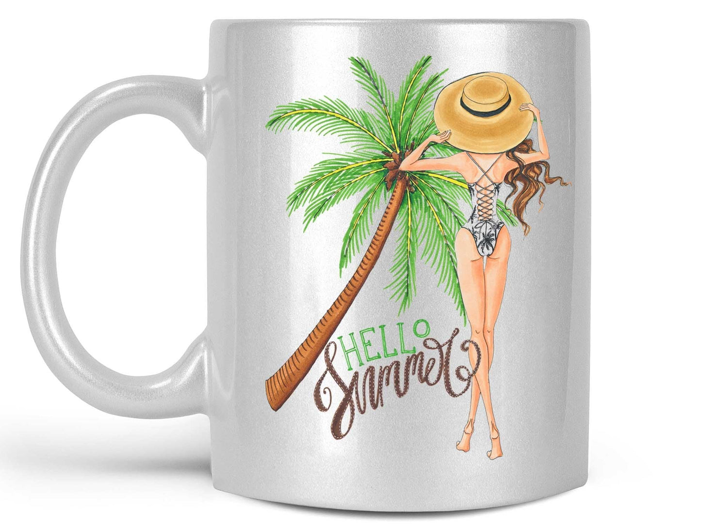 Hello Summer Girl Coffee Mug