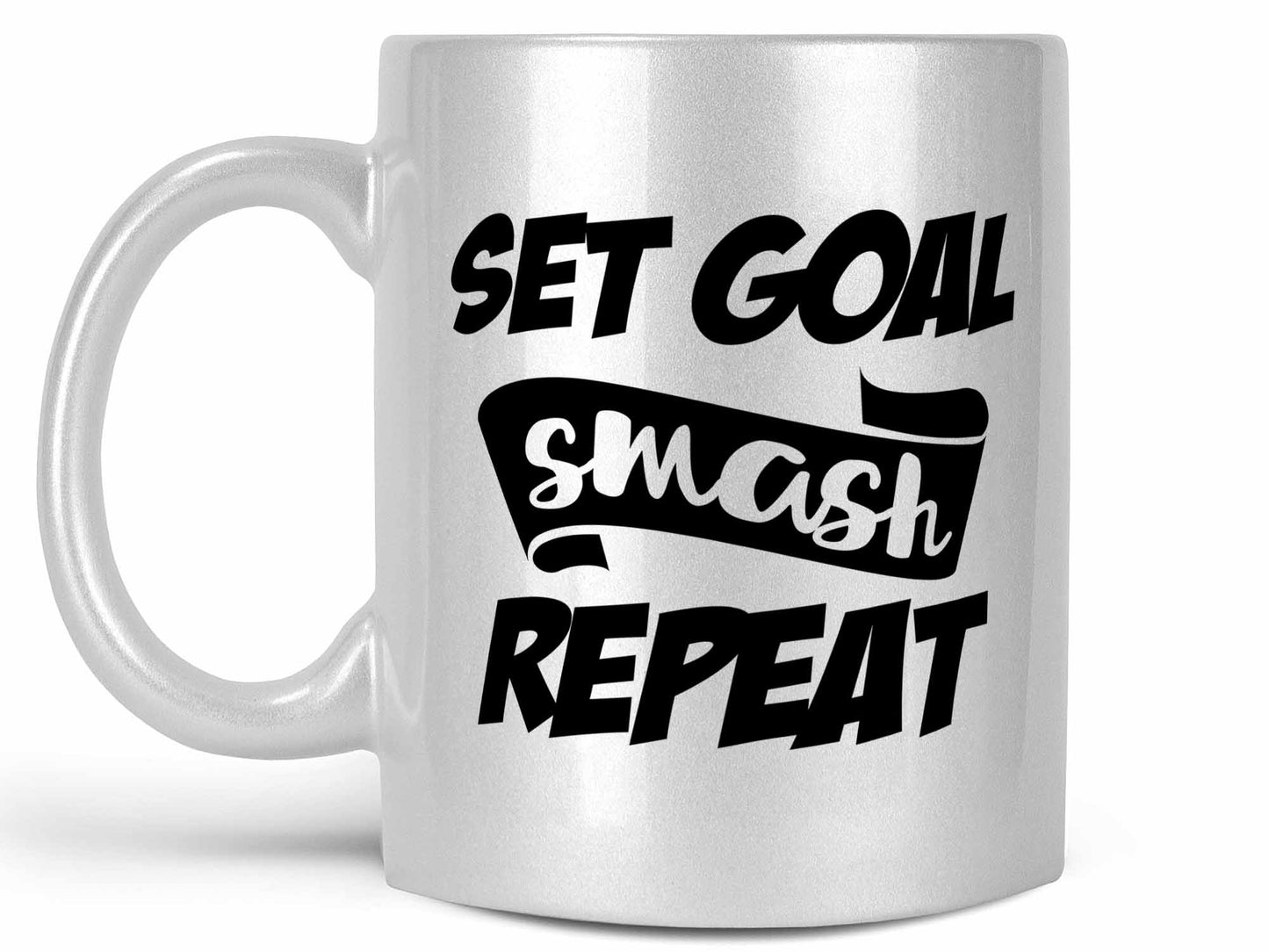 Set Goal Smash Repeat Coffee Mug