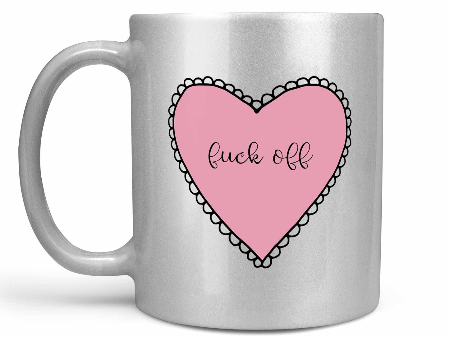 Fuck Off Heart Coffee Mug