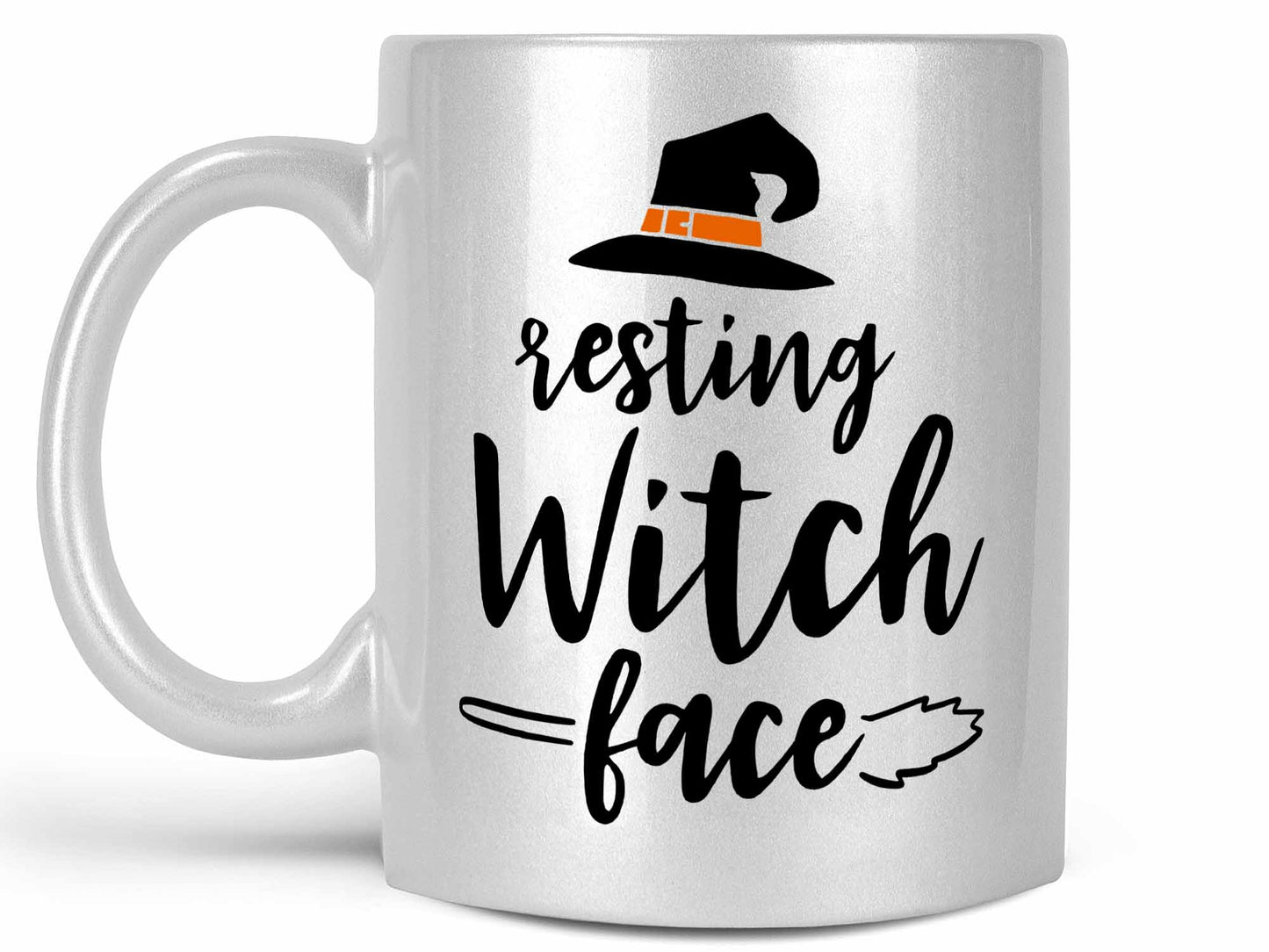 Resting Witch Face Halloween Coffee Mug