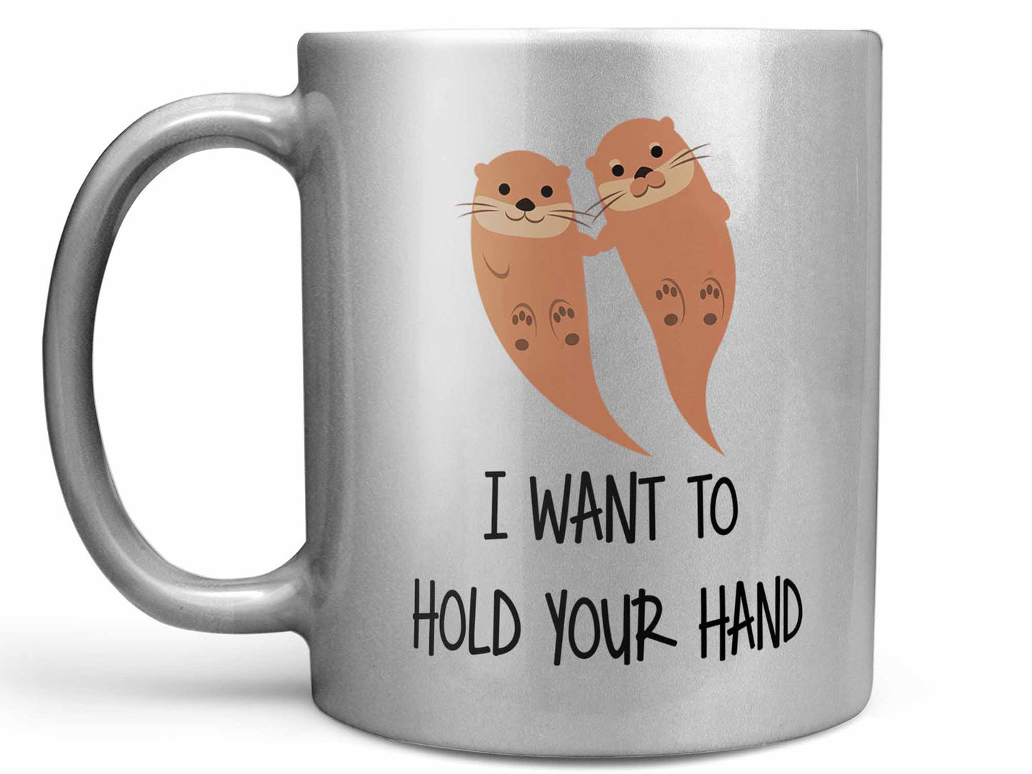 Hold Your Hand Otter Coffee Mug