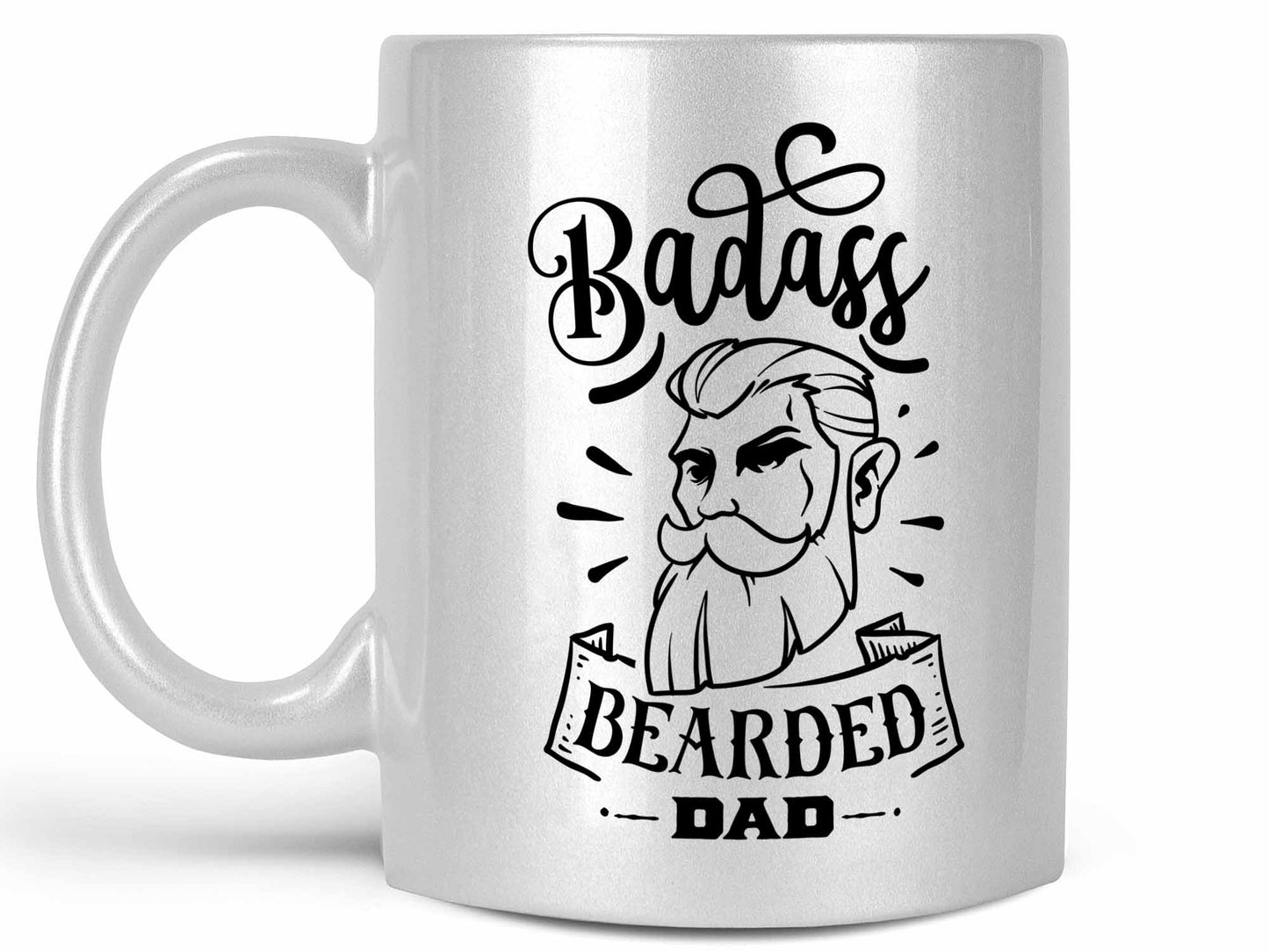 Badass Bearded Dad Coffee Mug