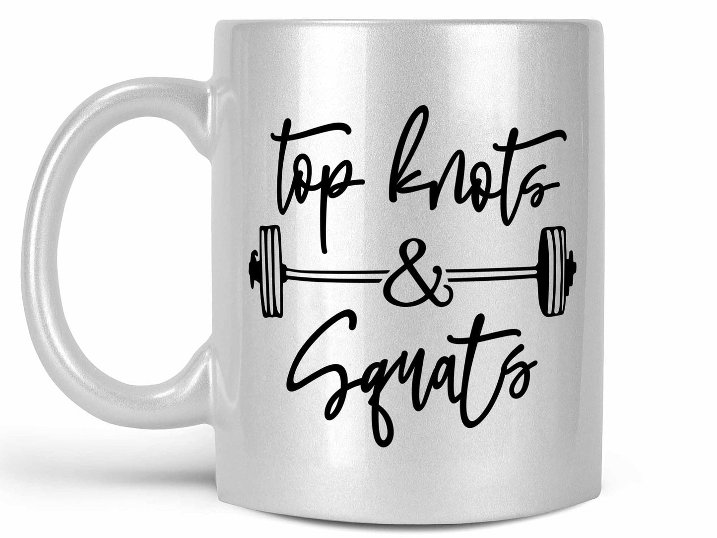 Top Knots and Squats Coffee Mug