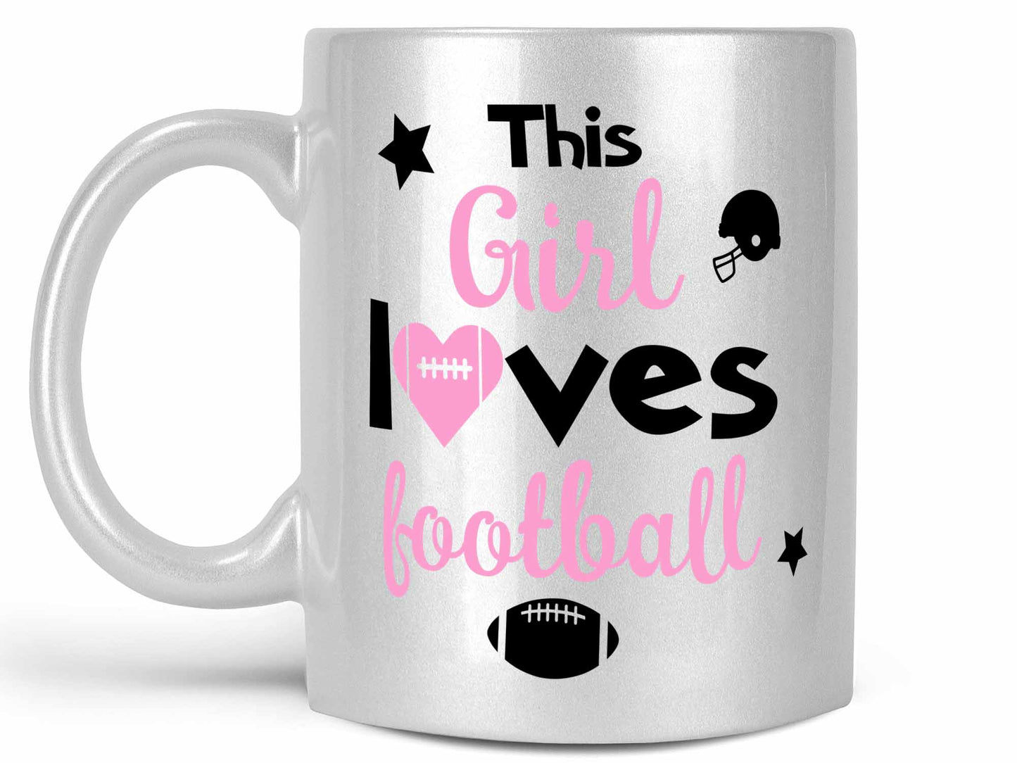 This Girl Loves Football Coffee Mug