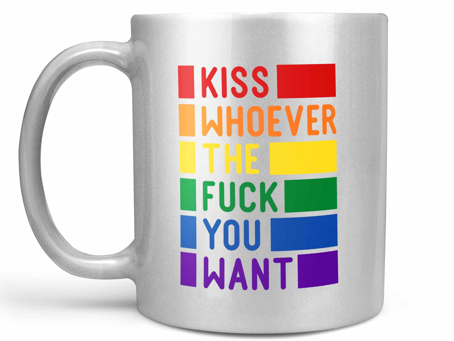Kiss Whoever Coffee Mug