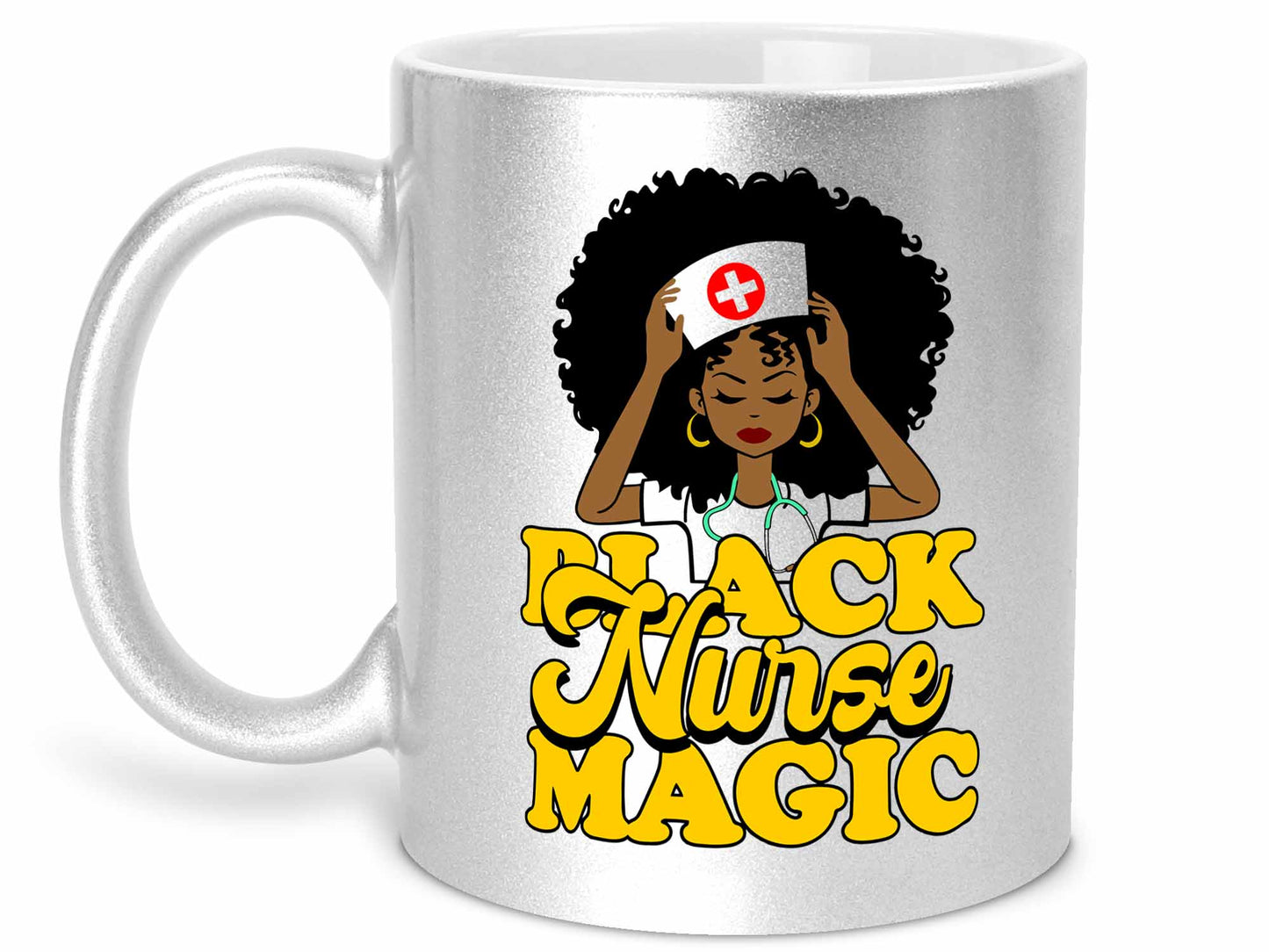 Black Nurse Magic Coffee Mug
