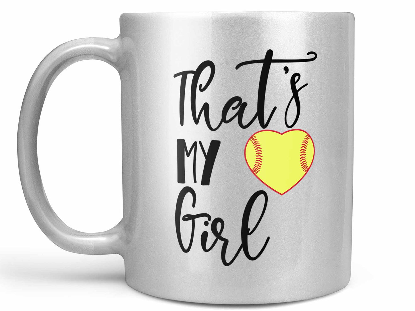 That's My Girl Softball Coffee Mug