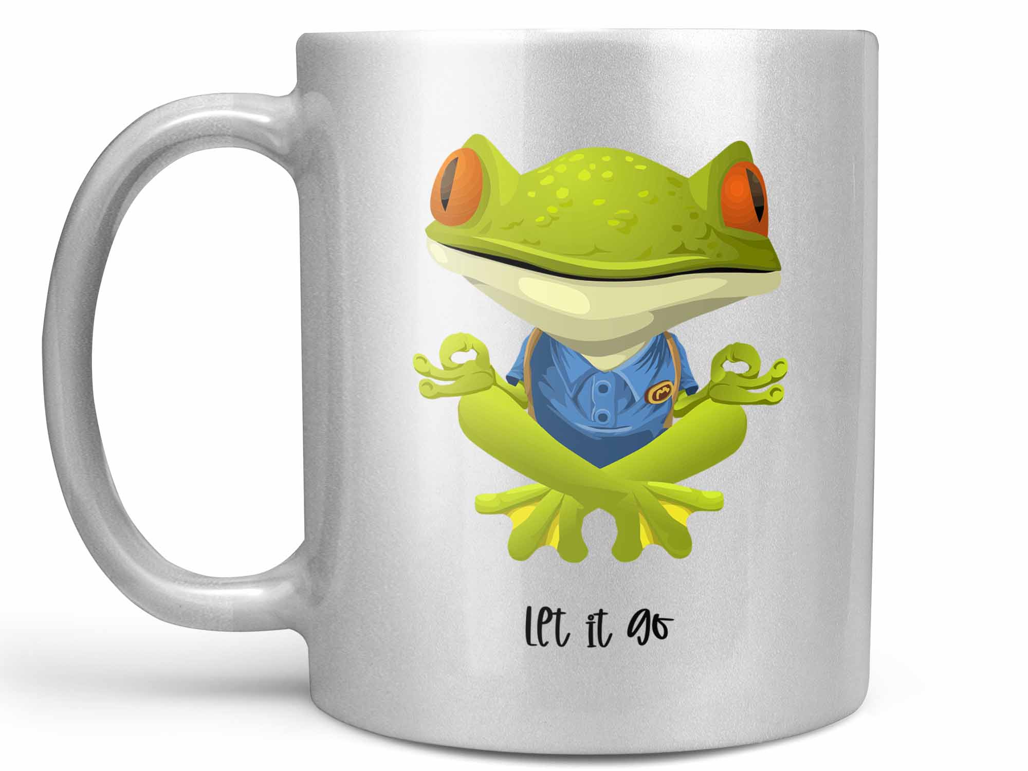 Let it Go Frog Coffee Mug