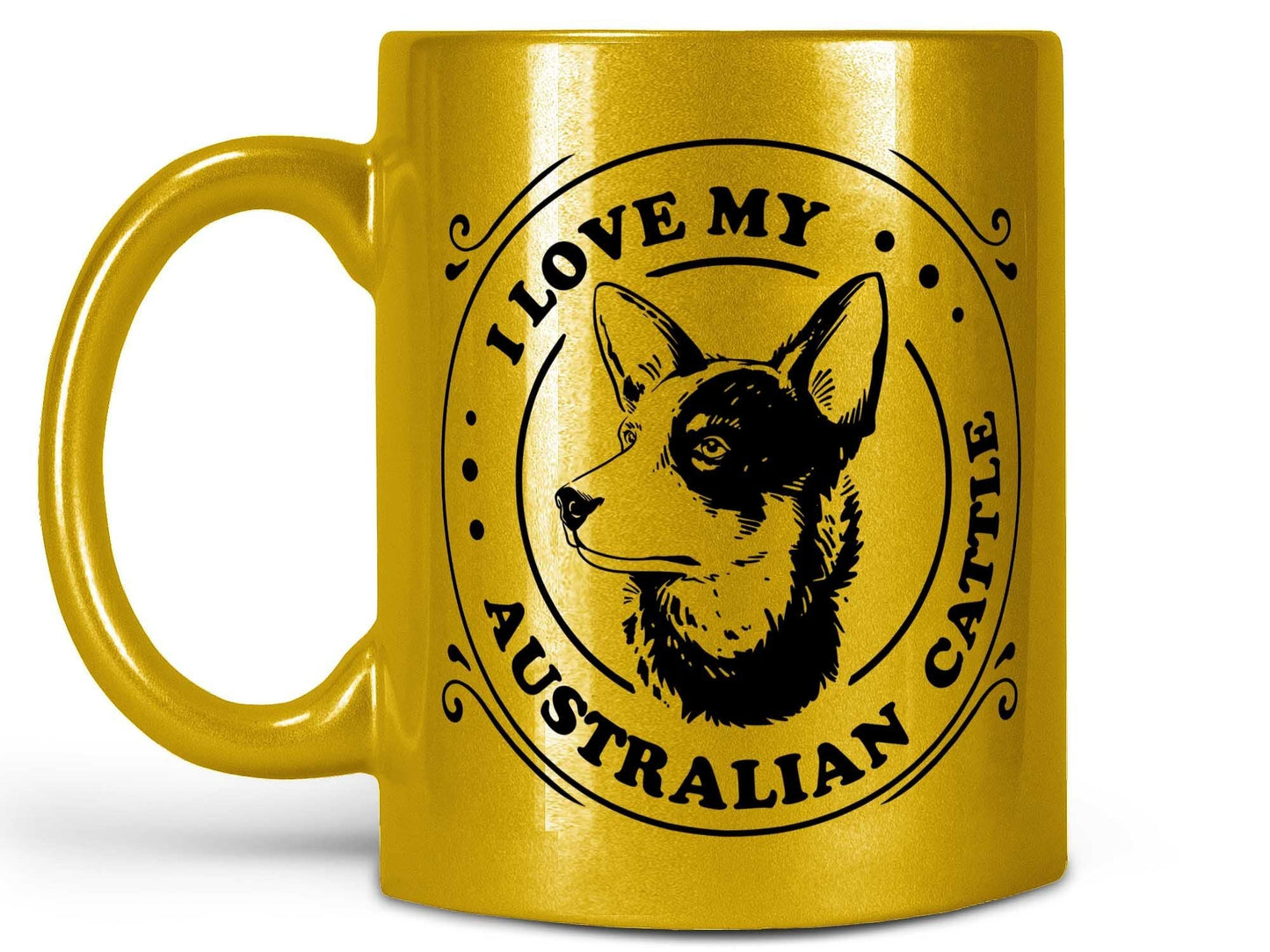 I Love My Australian Cattle Coffee Mug