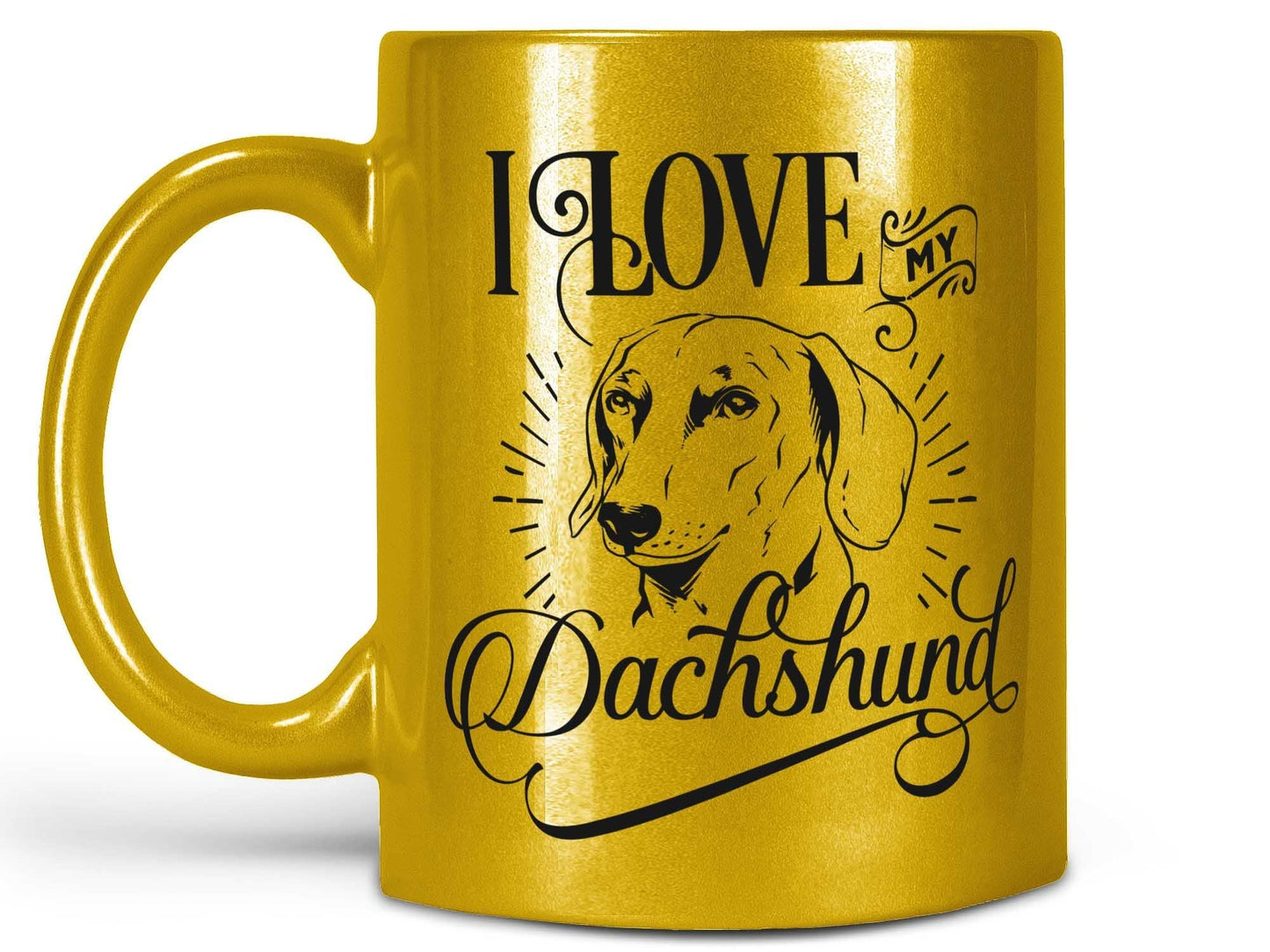 I Love My Dachsund Coffee Mug