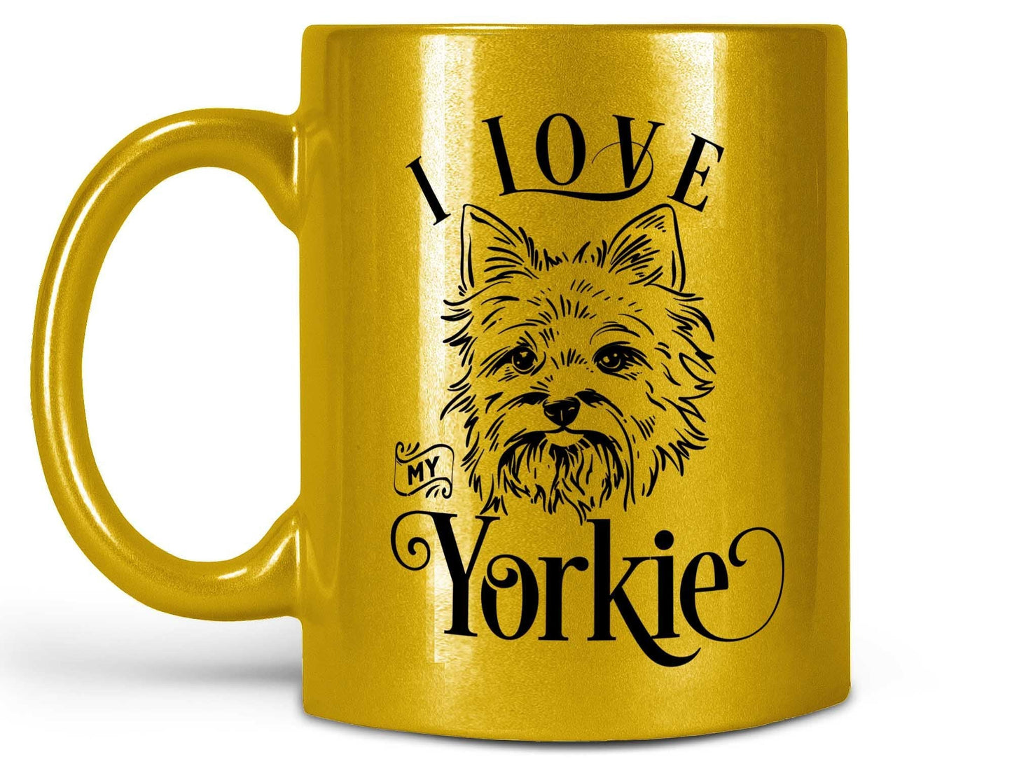 I Love My Yorkie Coffee Mug