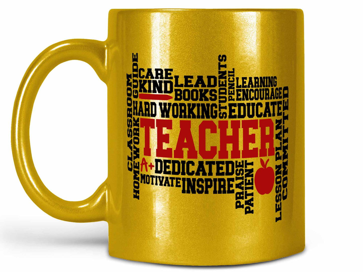 Teacher Word Art Coffee Mug