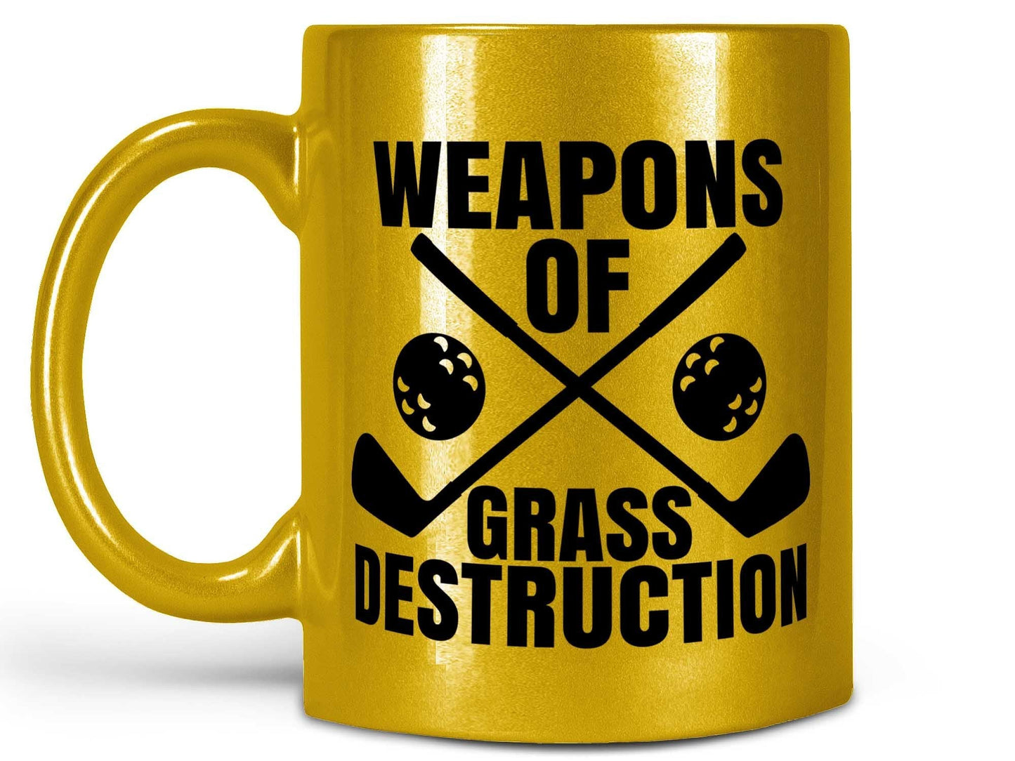 Grass Destruction Golf Coffee Mug