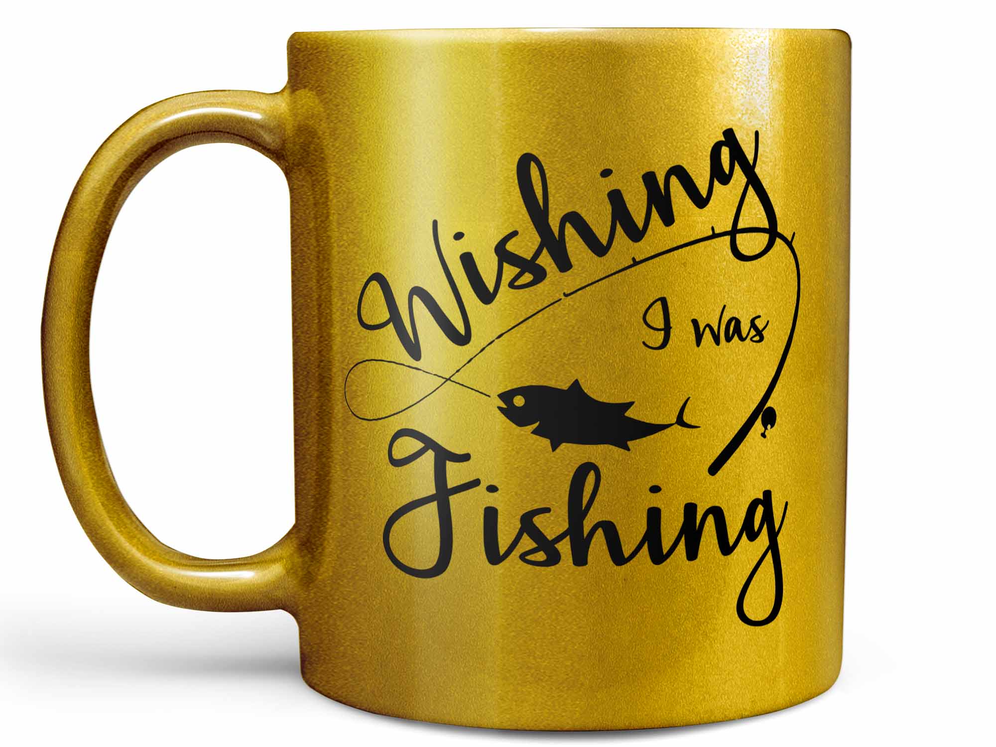 Wishing I Was Fishing Coffee Mug