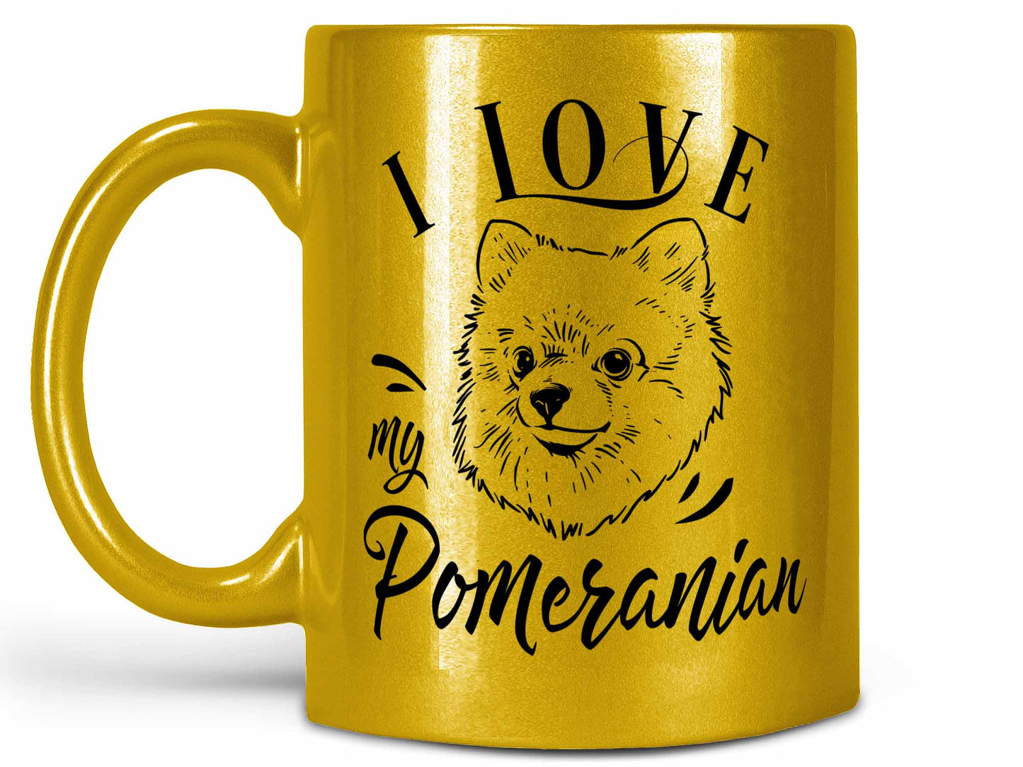 I Love My Pomeranian Coffee Mug