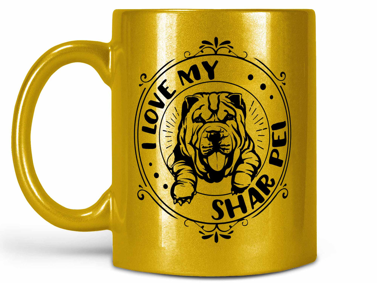 I Love My Shar Pei Coffee Mug