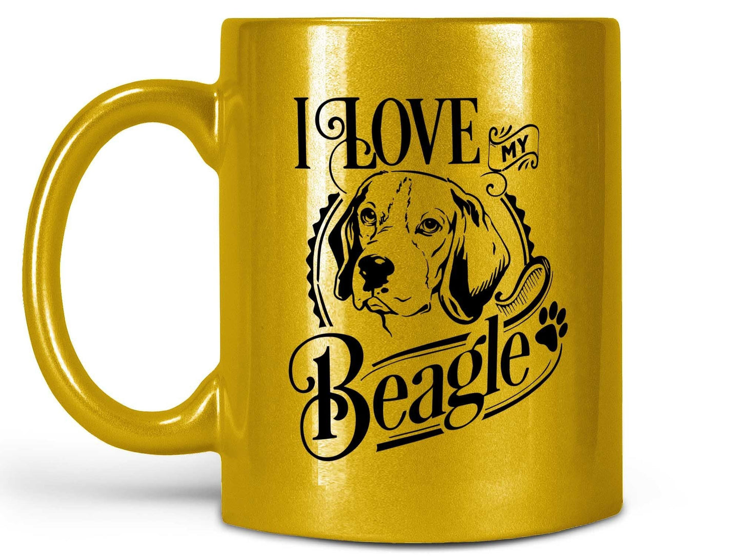 I Love My Beagle Coffee Mug