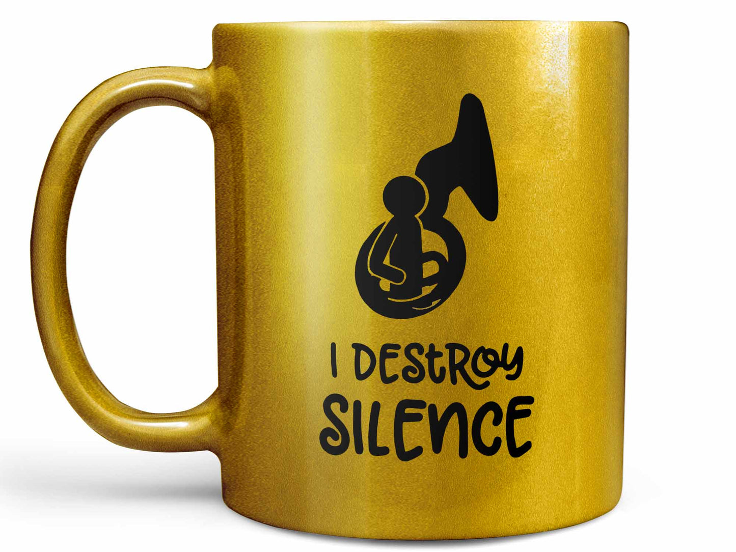 Destroy Silence Tuba Coffee Mug