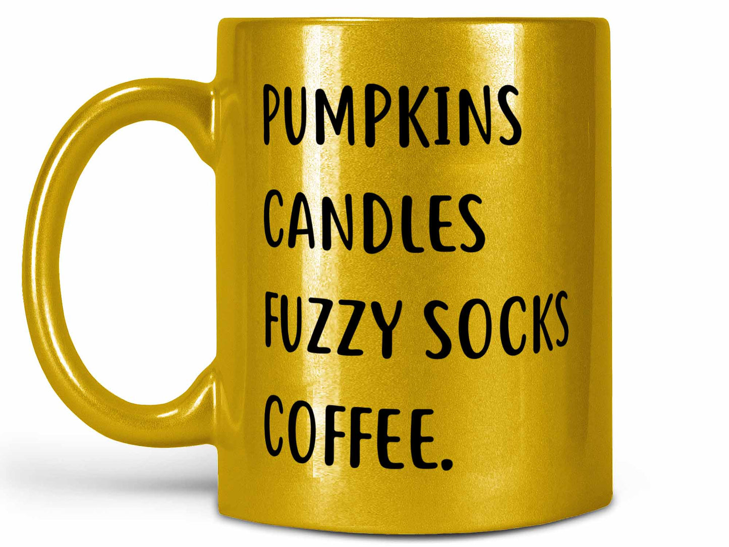 Pumpkins Candles Fuzzy Socks Coffee Mug