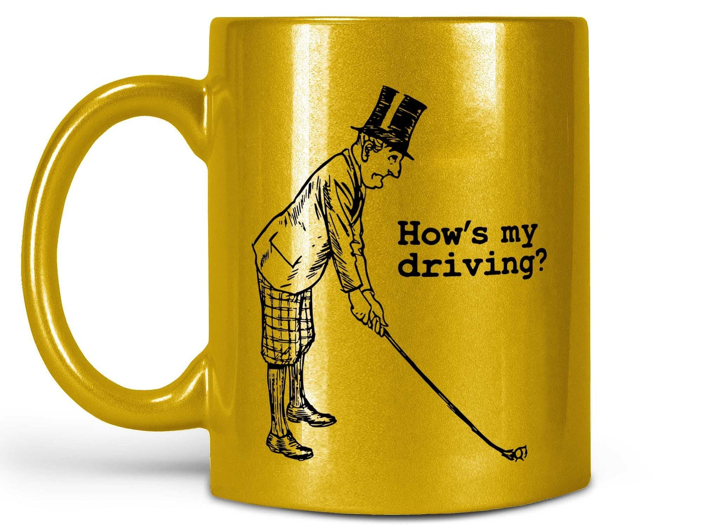 How's My Driving Golf Coffee Mug