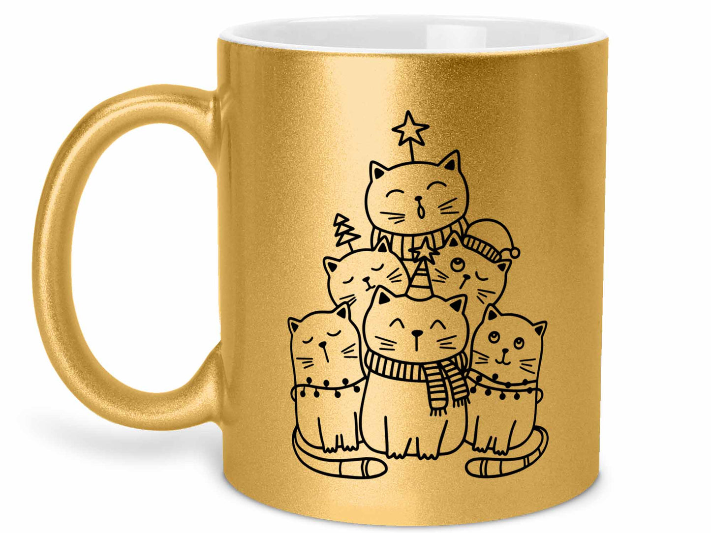 Christmas Cats Coffee Mug