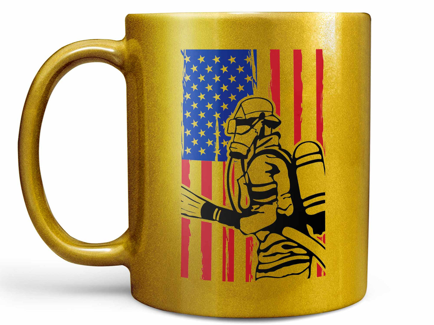 Firefighter Flag Coffee Mug