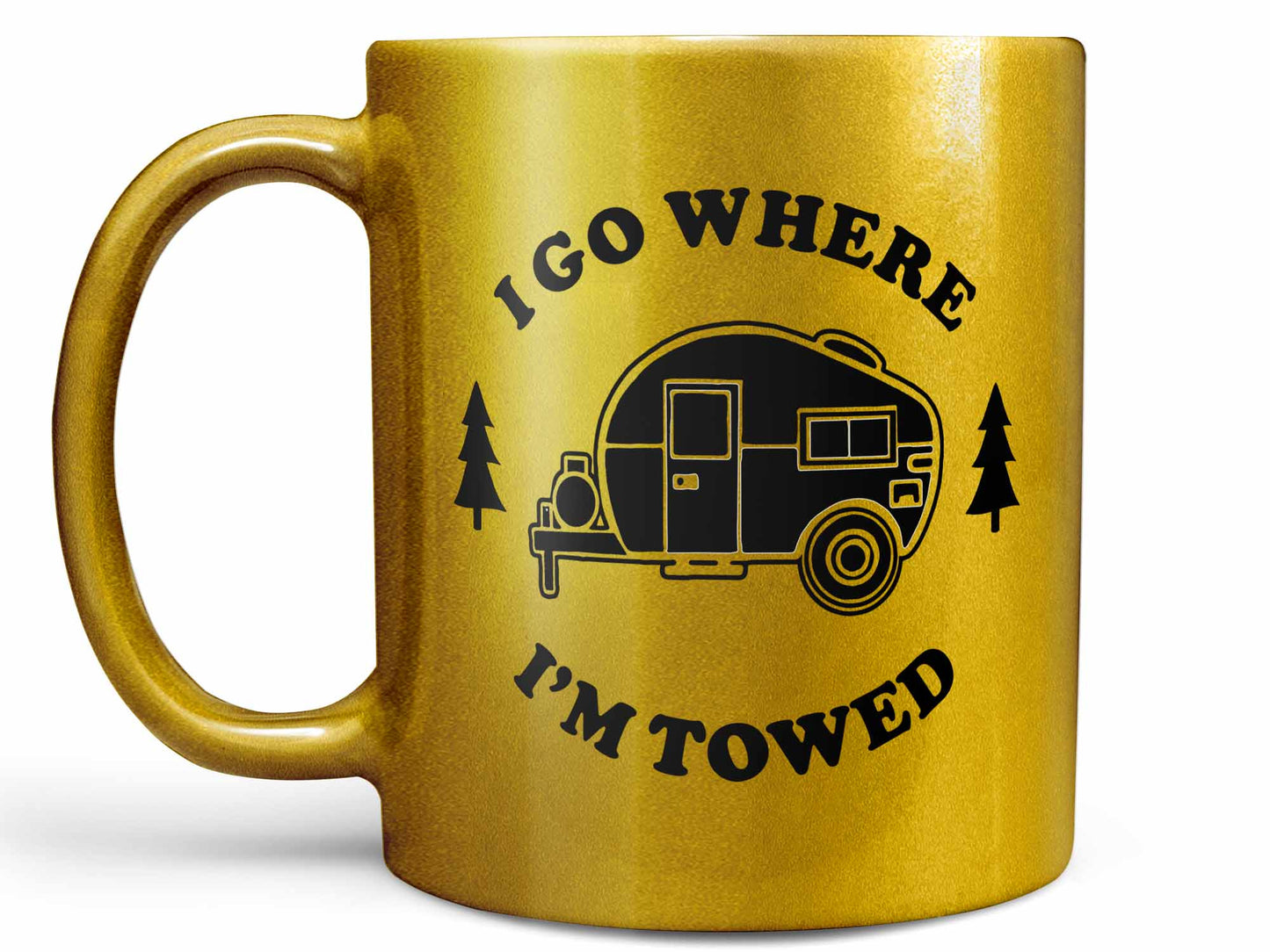I Go Where I'm Towed Coffee Mug