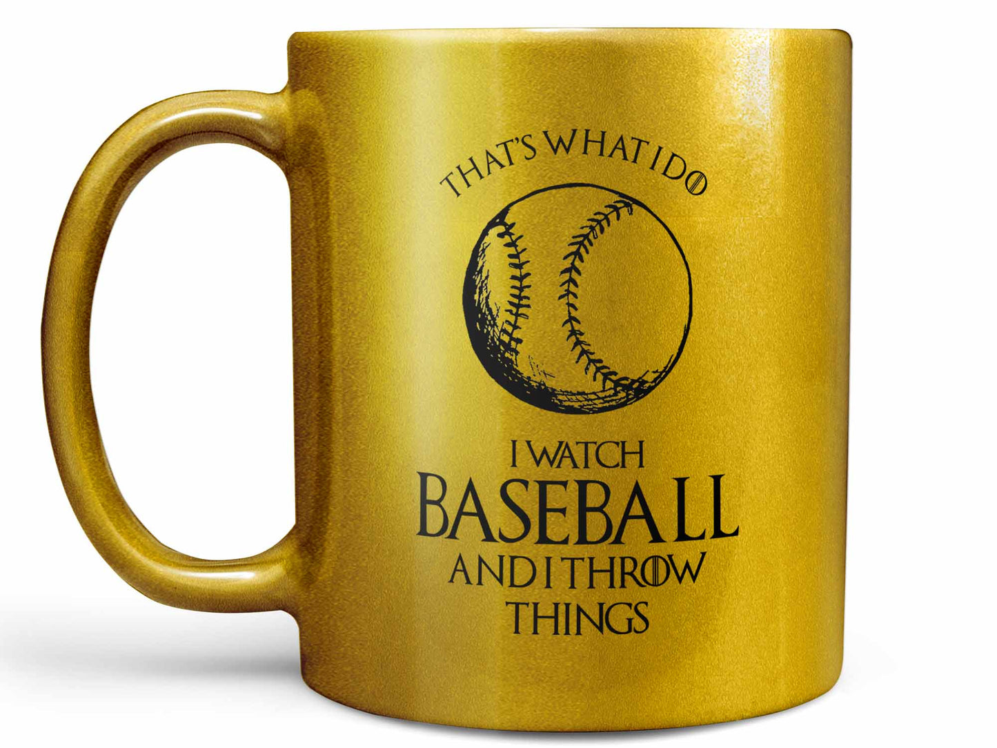 Baseball and Throw Things Coffee Mug