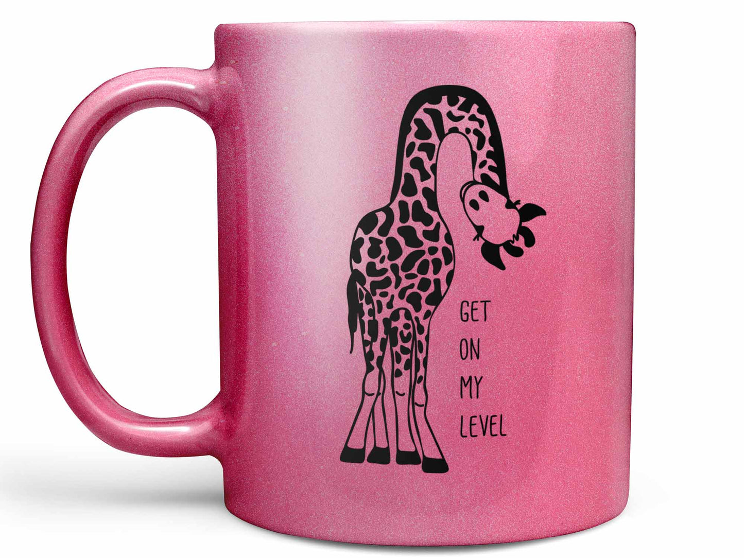 Get On My Level Giraffe Coffee Mug