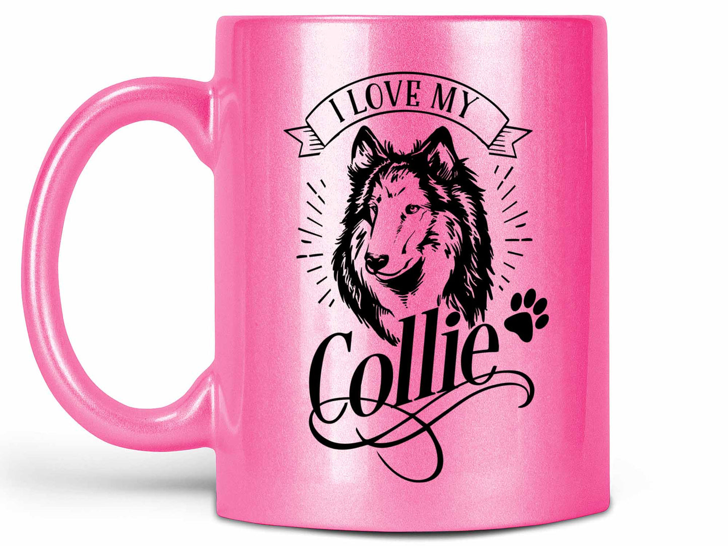 I Love My Collie Coffee Mug