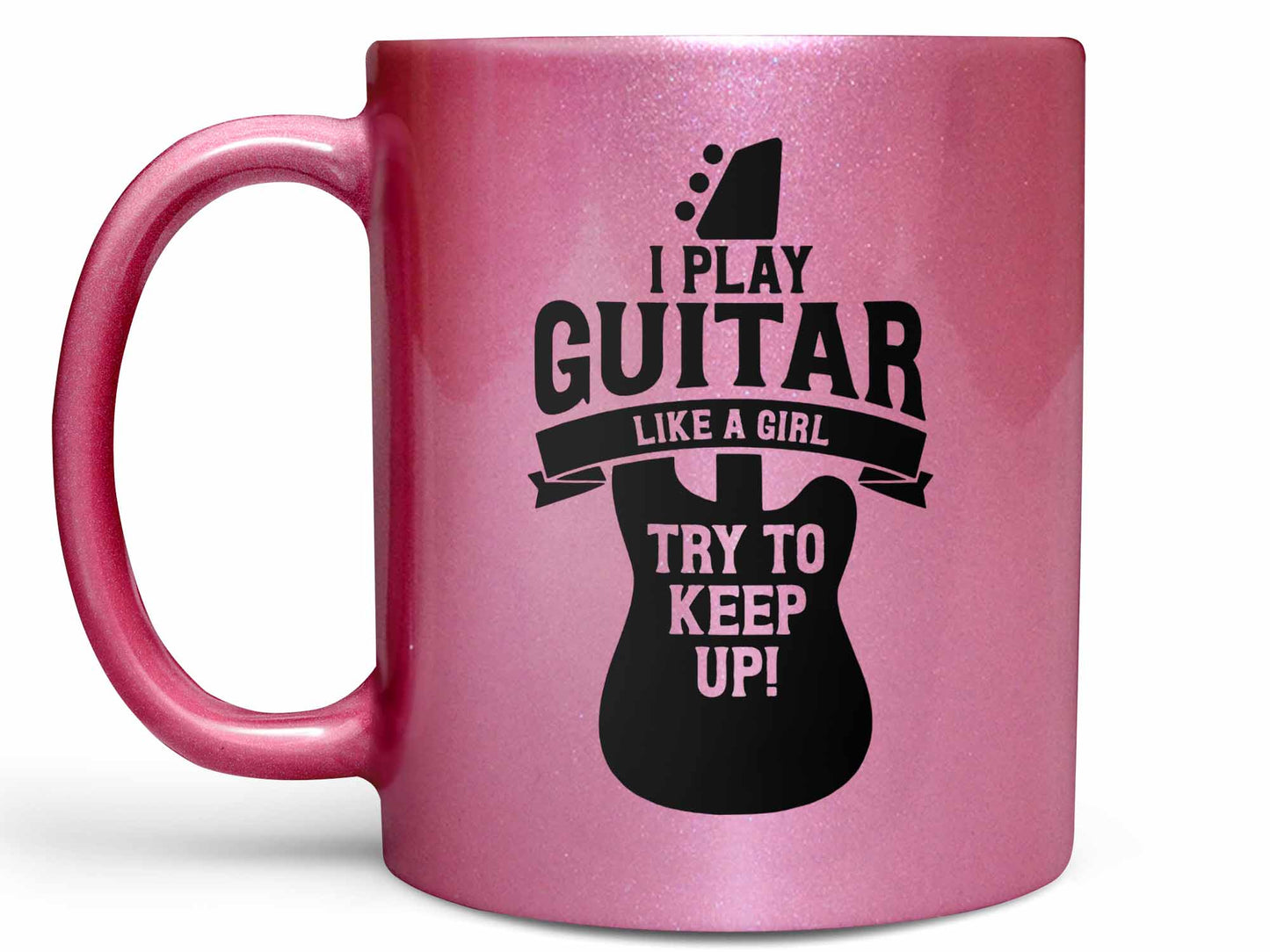 Guitar Like a Girl Coffee Mug