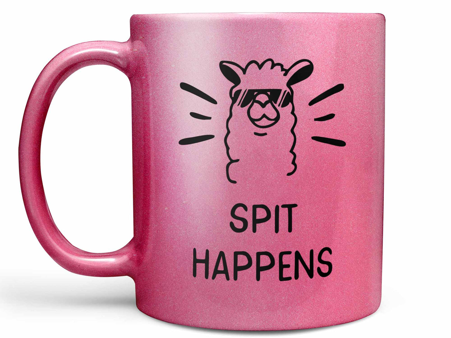 Spit Happens Llama Coffee Mug