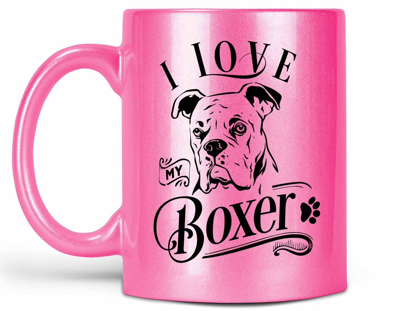 I Love My Boxer Coffee Mug