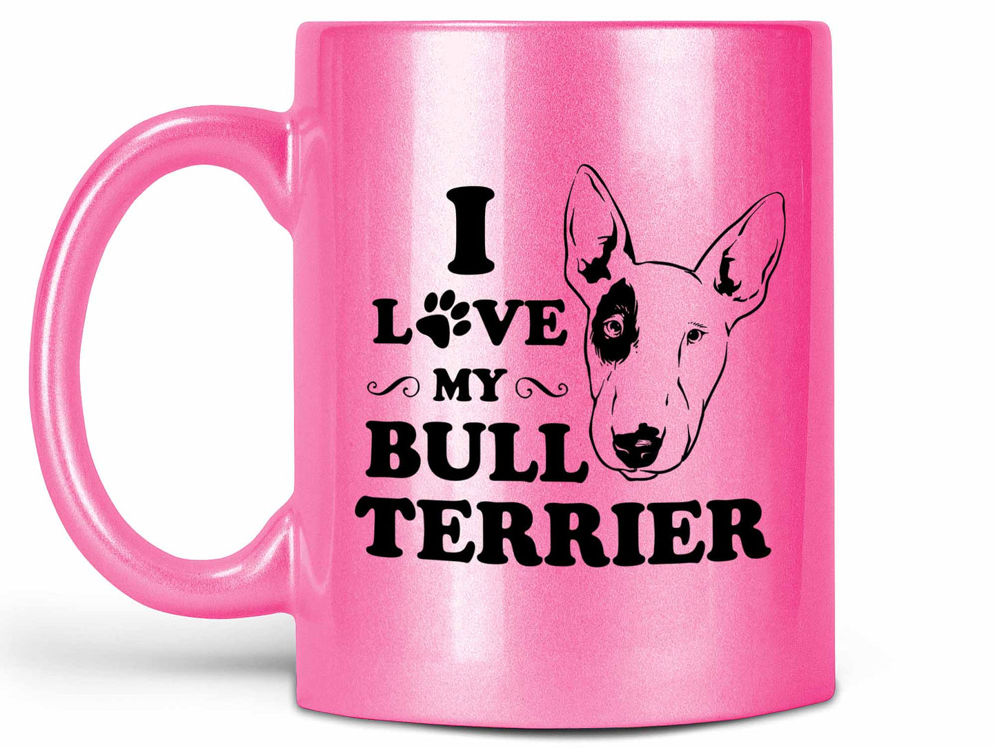I Love My Bull Terrier Coffee Mug