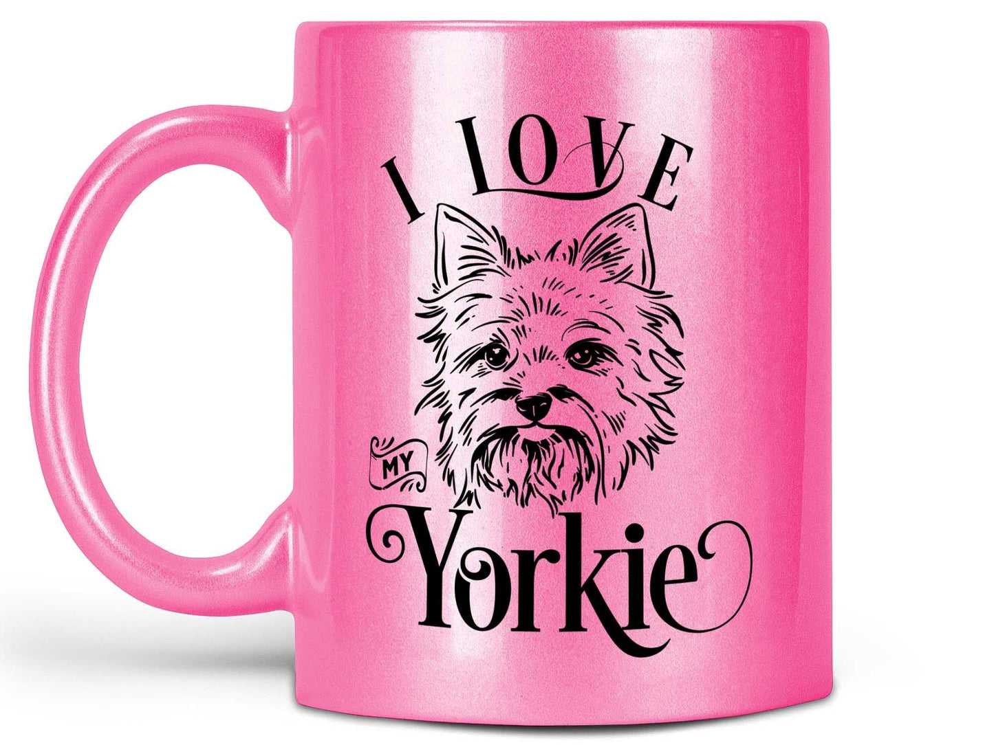 I Love My Yorkie Coffee Mug