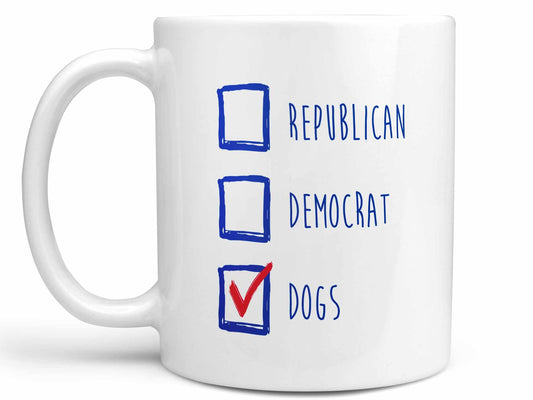 Republican Democrat Dogs Coffee Mug