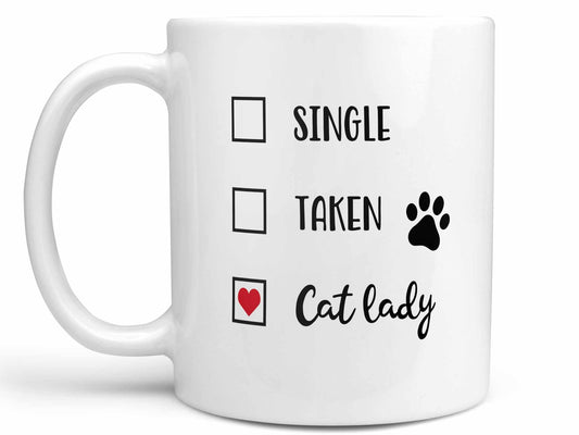 Single Taken Cat Lady Coffee Mug