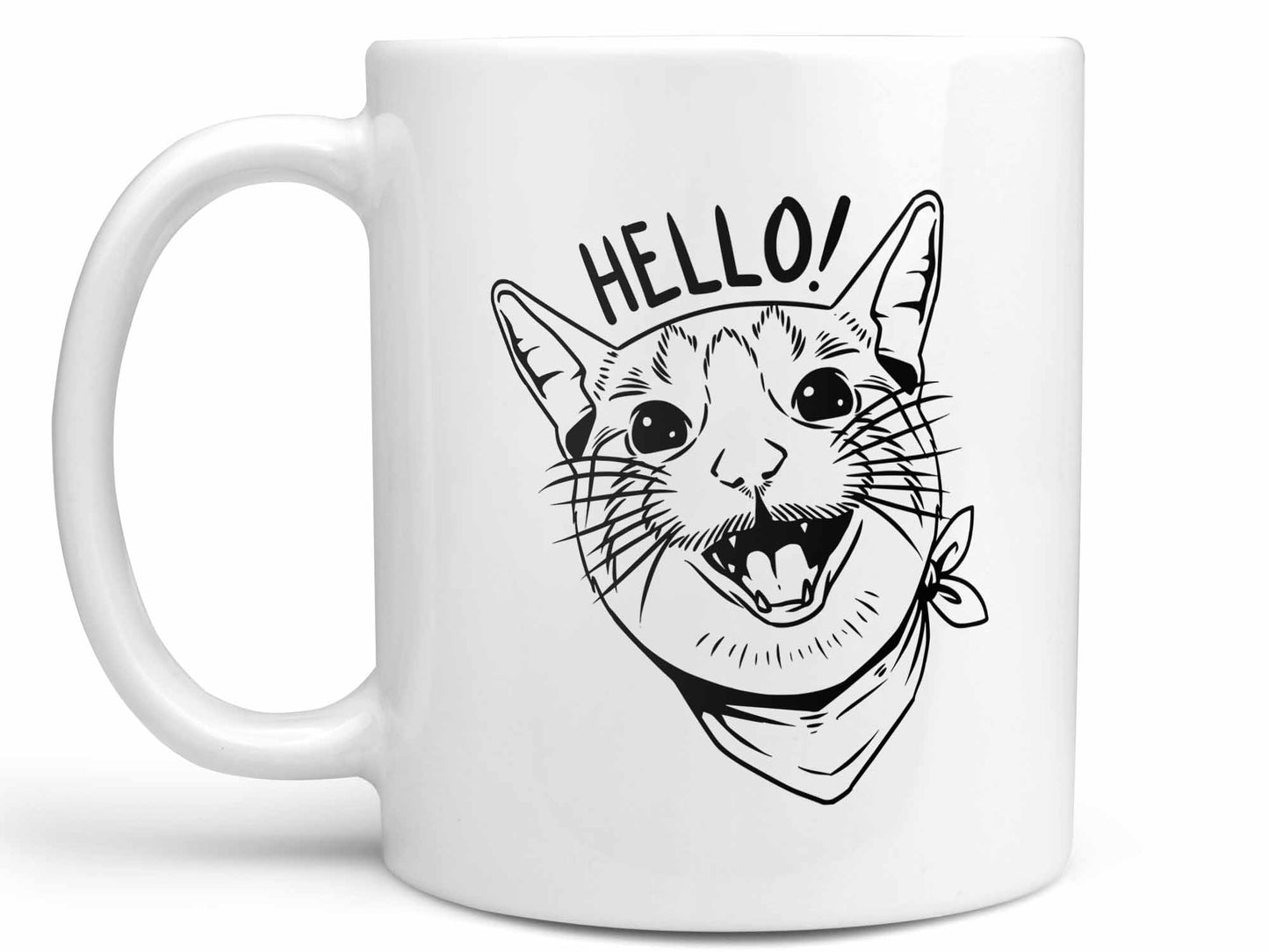 Hello Cat Coffee Mug