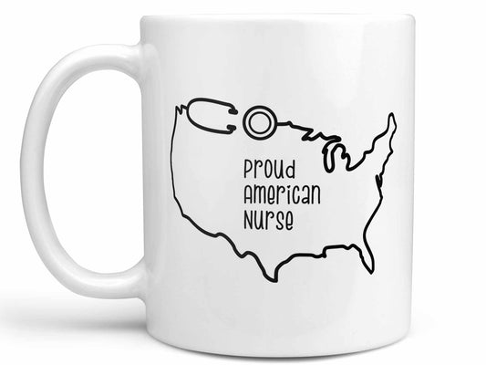 Proud American Nurse Coffee Mug
