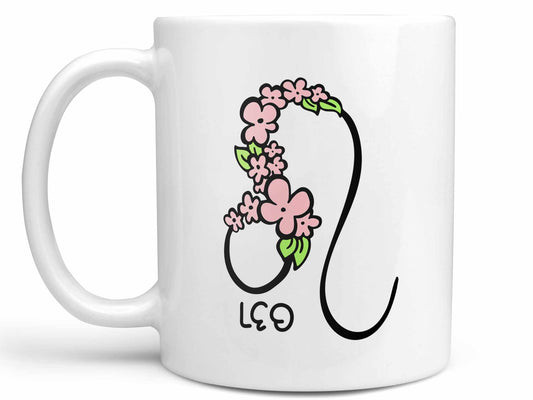 Leo Flower Coffee Mug
