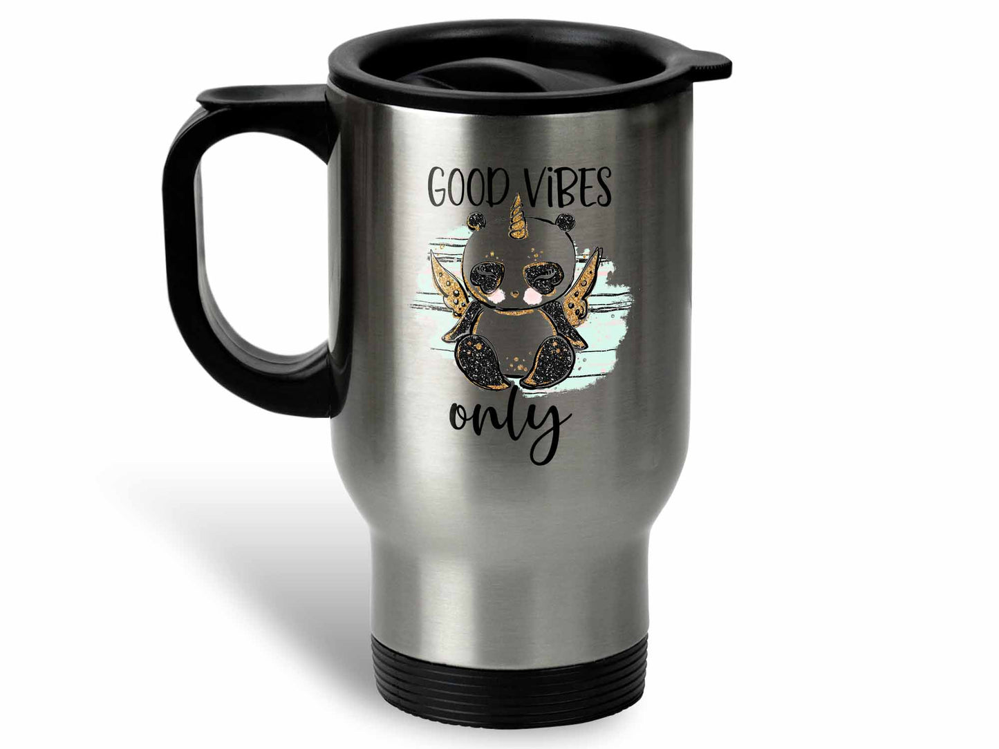 Good Vibes Only Bear Coffee Mug