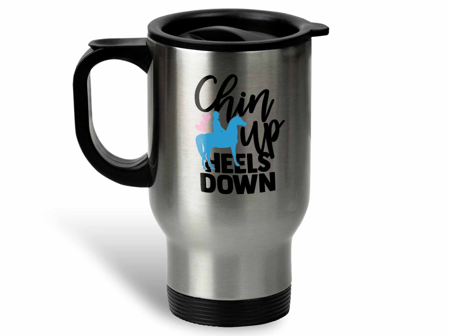 Chin Up Heels Down Coffee Mug