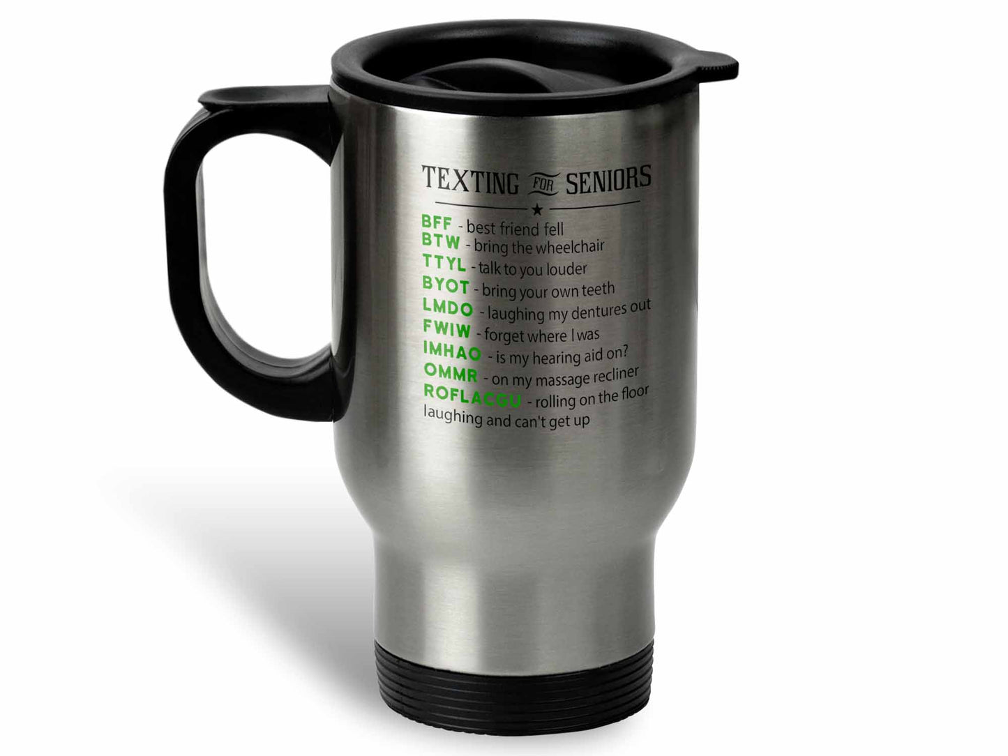 Texting for Seniors Coffee Mug