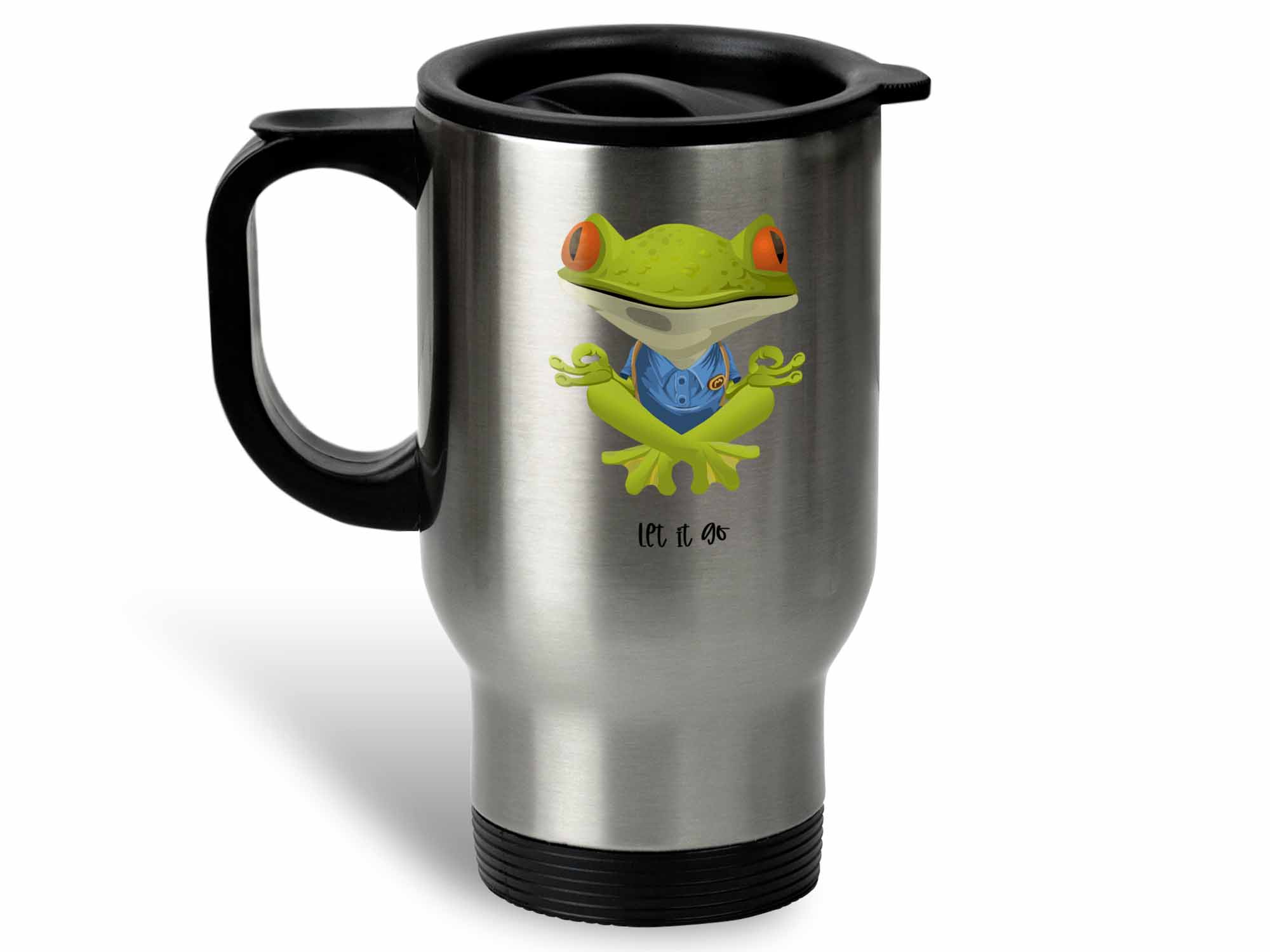 Let it Go Frog Coffee Mug