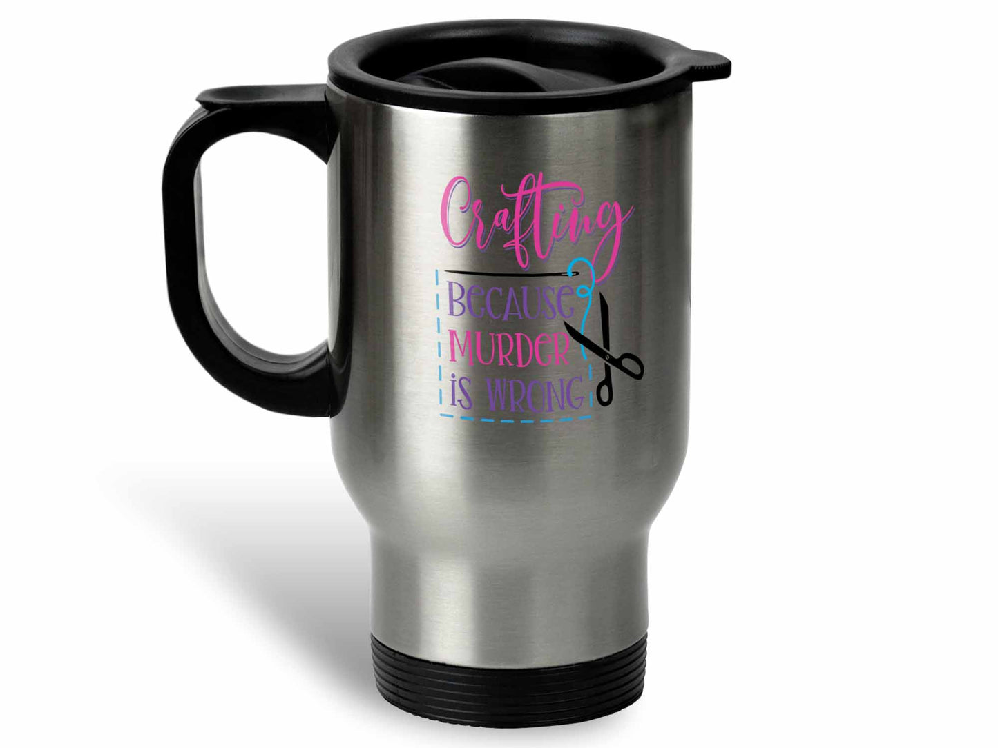 Crafting Because Murder Coffee Mug